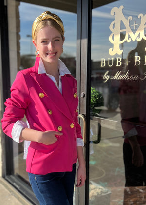 Fuchsia Pink Blazer