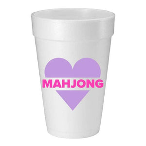 Mahjong Foam Cups