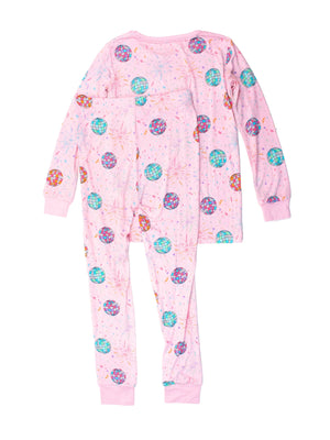 Pink New Year Pajama Set