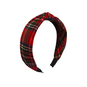 Tartan Plaid Knot Headband