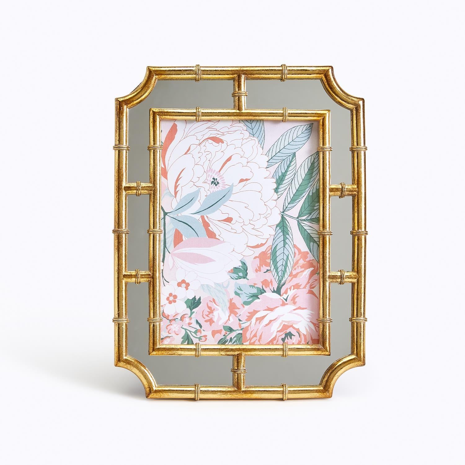 Gold Mirrored Photo Frame