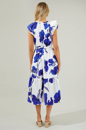 Neli Floral Midi Dress