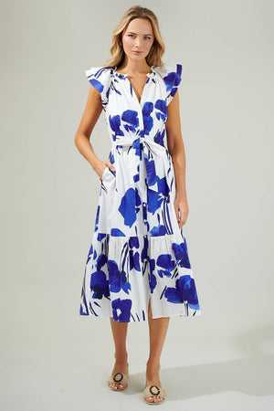 Neli Floral Midi Dress