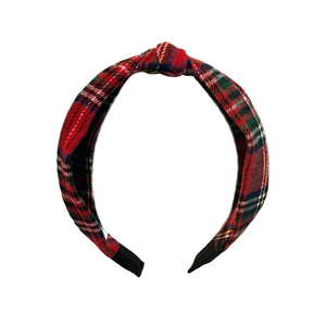 Tartan Plaid Knot Headband