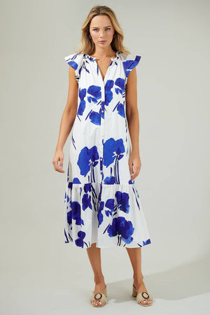 Neli Floral Midi Dress