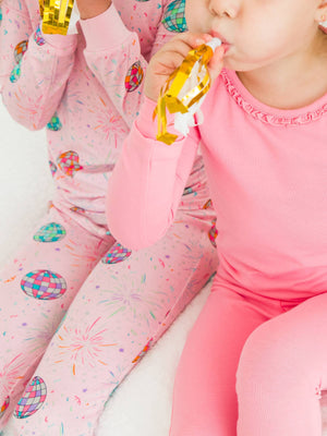 Pink New Year Pajama Set