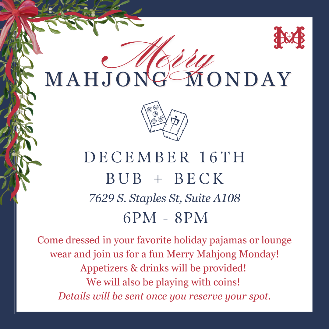 Merry Mahjong Reservation - December 16