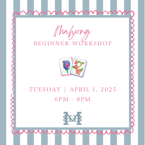 Beginner Mahjong Workshop - April 1