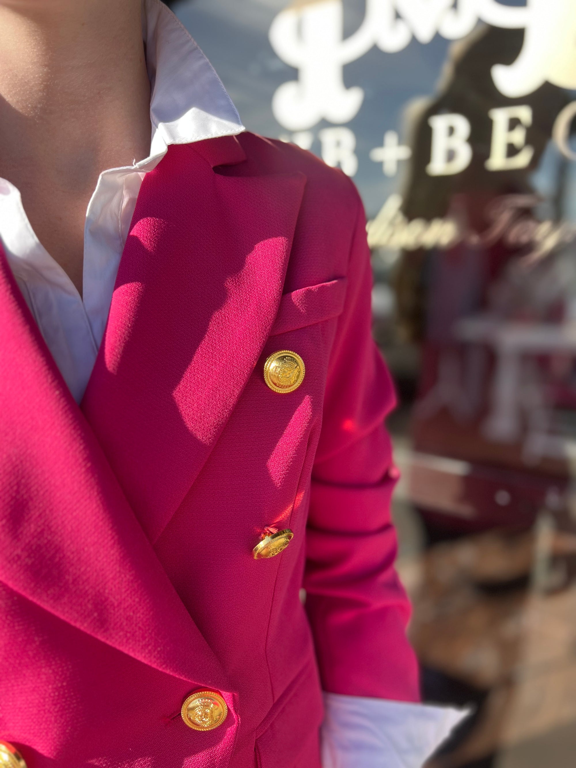 Fuchsia Pink Blazer