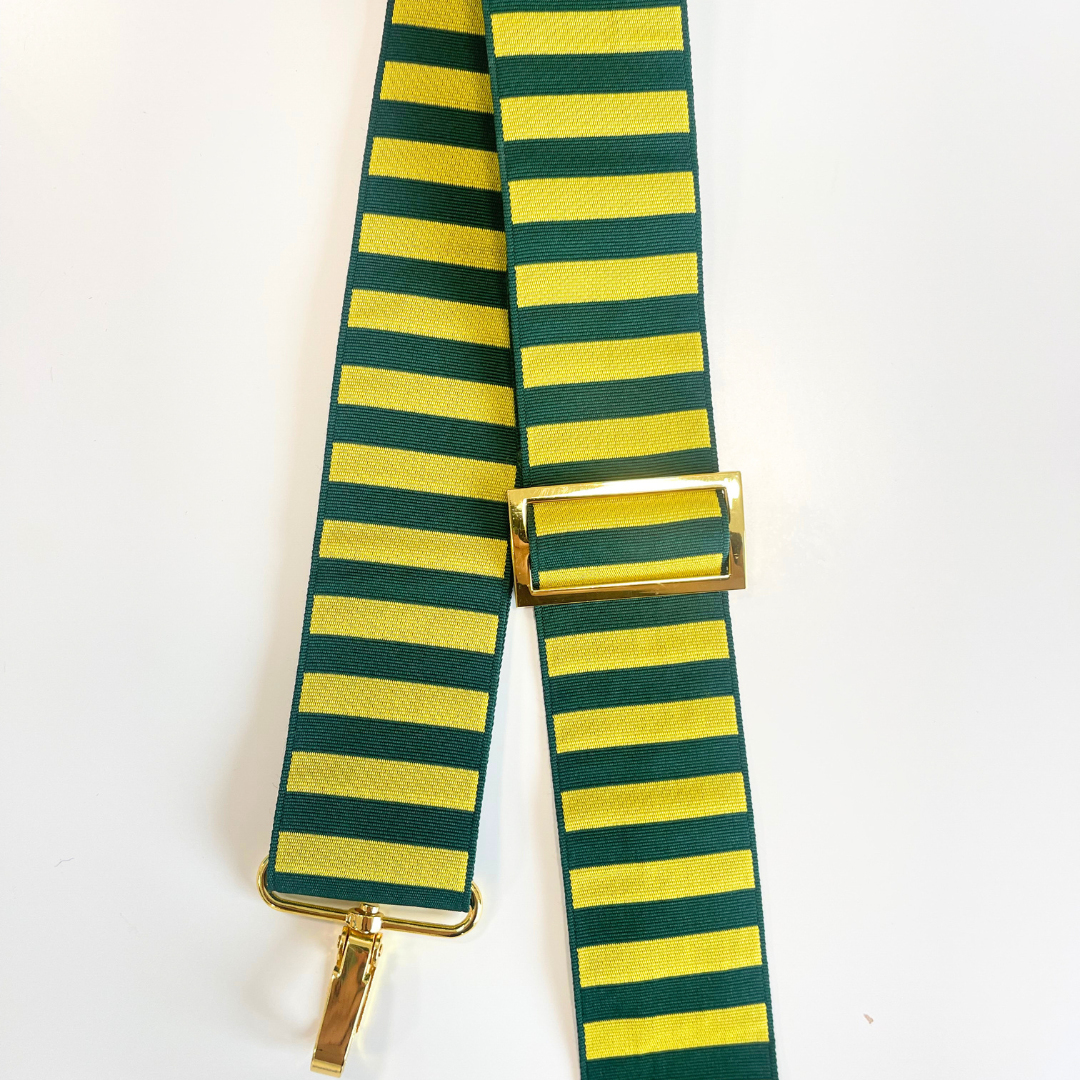 Green and Yellow Bag Strap