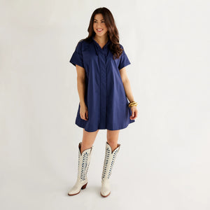 Margot Dress - Navy