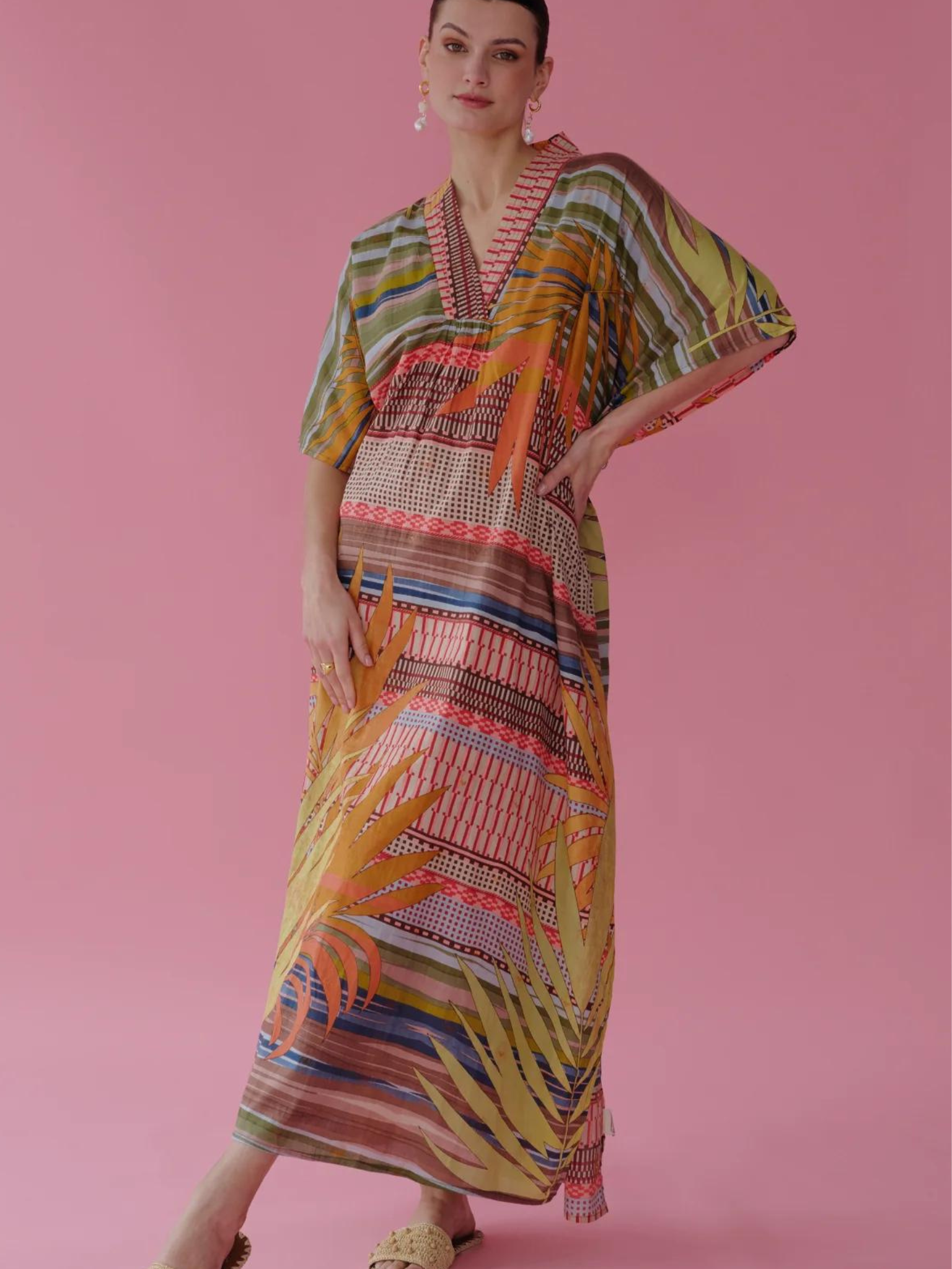 Imani Tropical Caftan