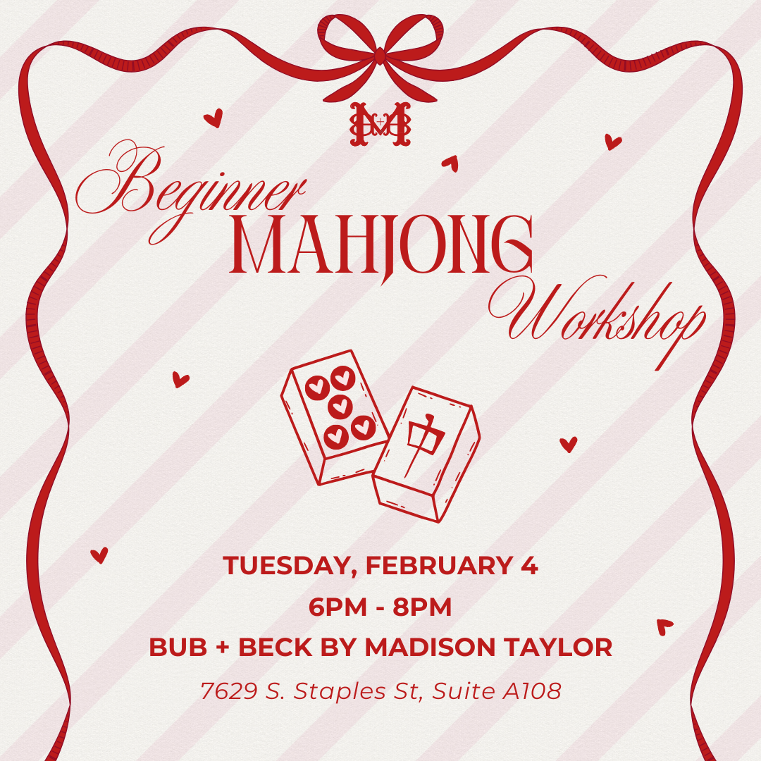 Beginner Mahjong Workshop - February 4th