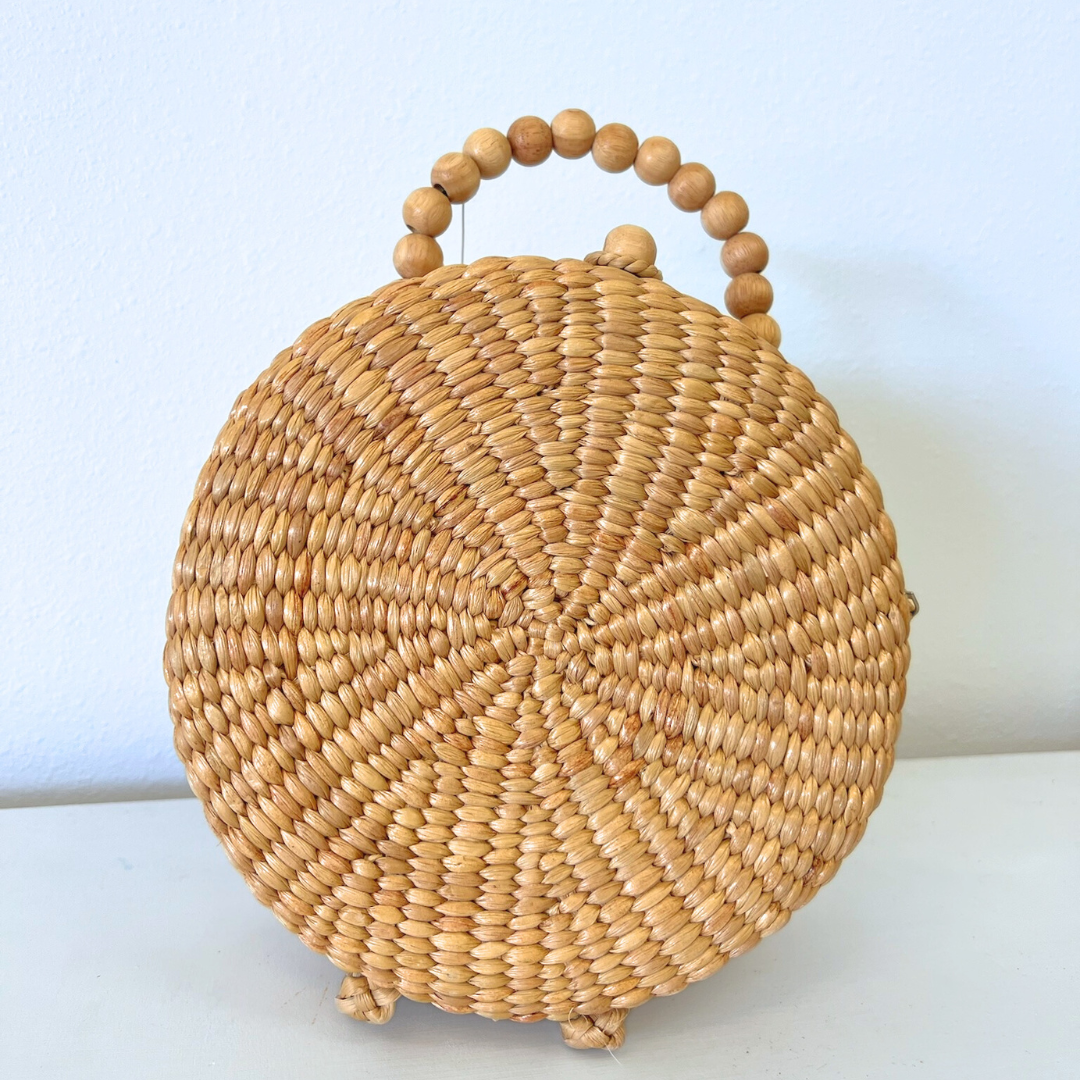 Beaded Handle Bag