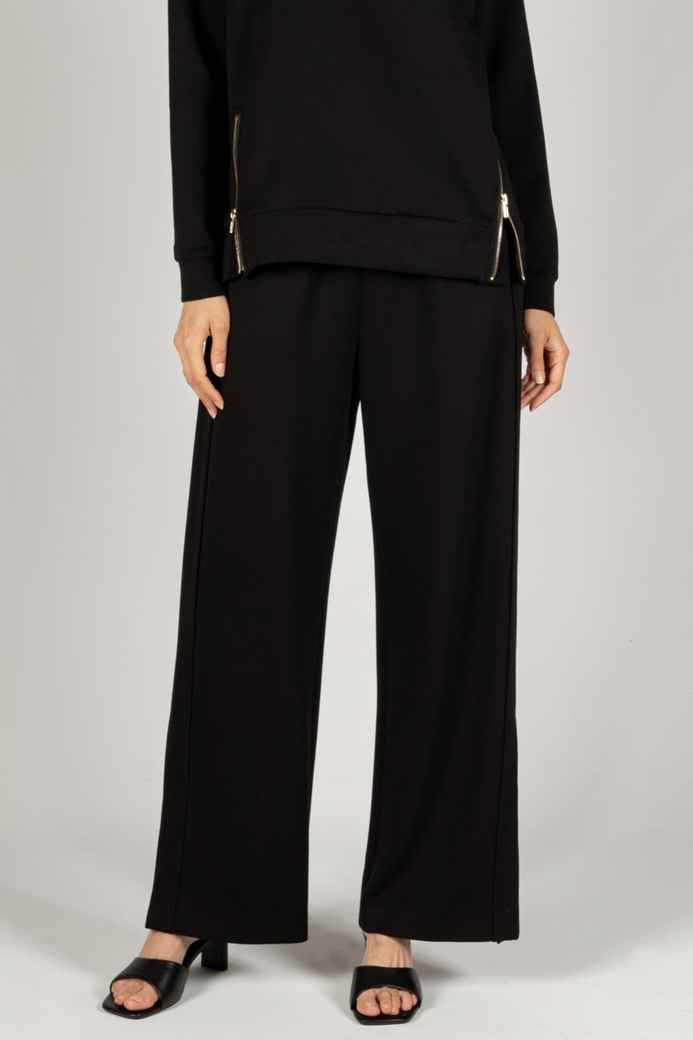 Butter Modal Wide Leg Pant - Black