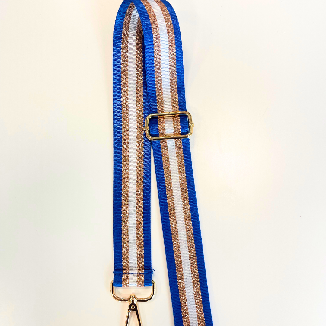 Blue Game Day Bag Strap