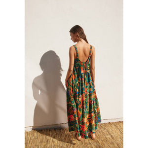 Sunny Serenity Maxi Dress