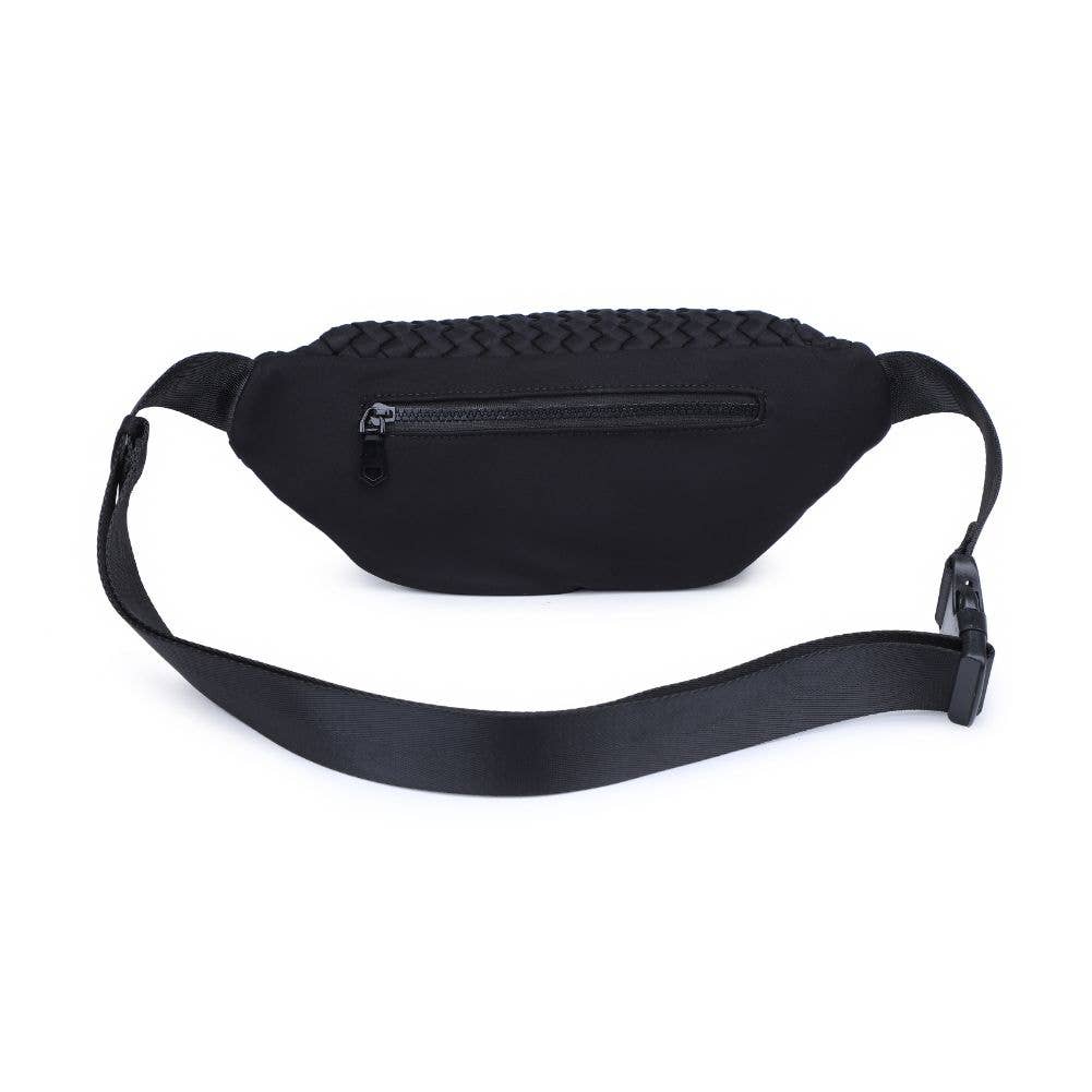 Aim High Woven Belt Bag - Black