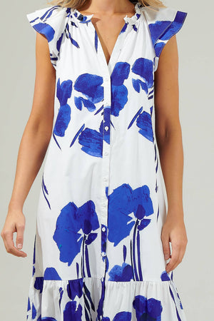 Neli Floral Midi Dress