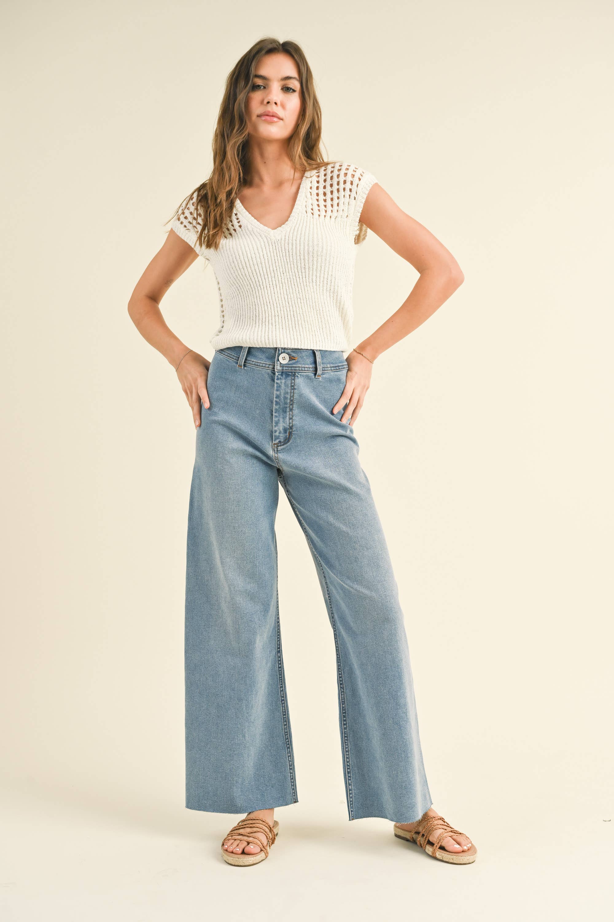 Classic Wide Leg Jeans