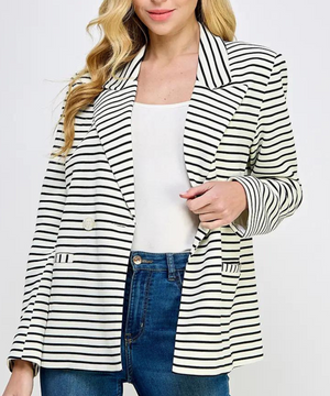 Striped Blazer