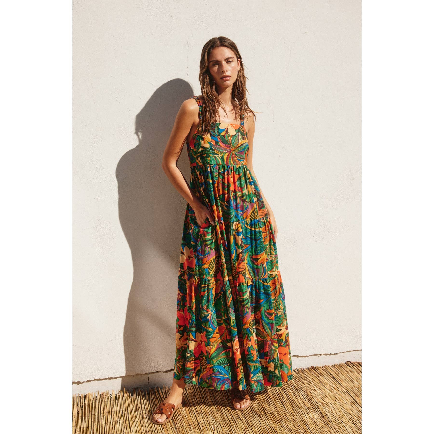 Sunny Serenity Maxi Dress